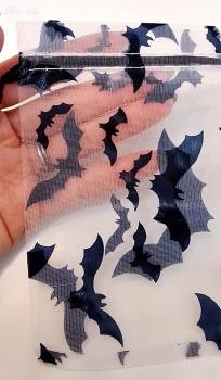 Fledermaus Organza-Zugbeutel